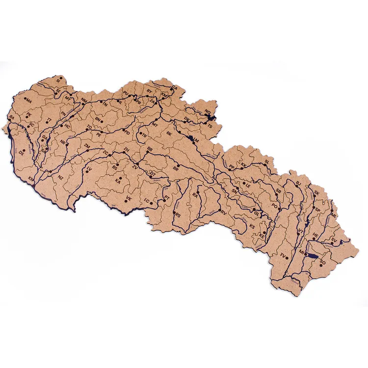 Mapucle Slovensko okresy